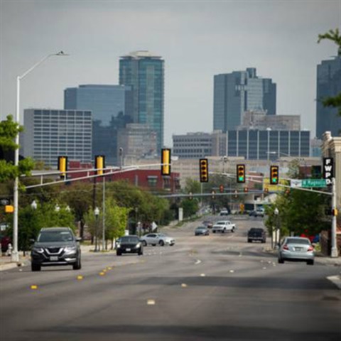 What Is The City's Master Thoroughfare Plan All About? - City Of Fort Worth 2 a view of downtown from Hemphill Street