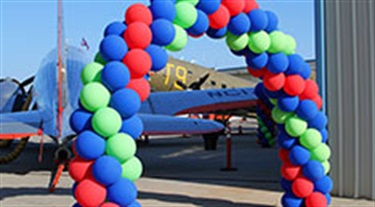 Meacham Birthday balloon arch