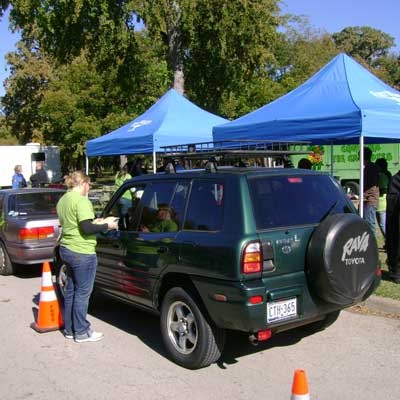 Take back meds collection drive-through