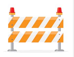 End of Road Barricade Issue