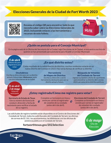 General Election Neighbrohood Meeting Flyer Spanish
