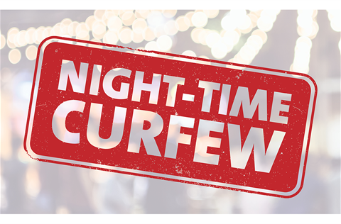 Night-Time Curfew graphic