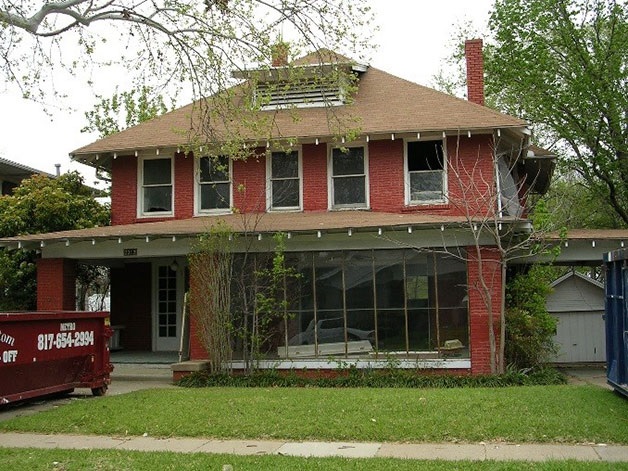 Before restoration of house