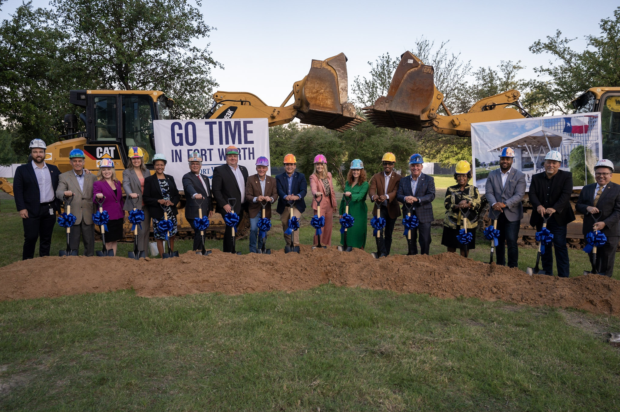 Ground breaking City Hall