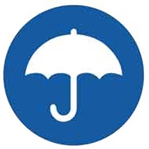 Benefits icon with umbrella