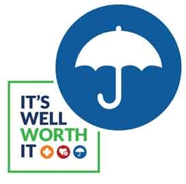 It's Well Worth It umbrella logo