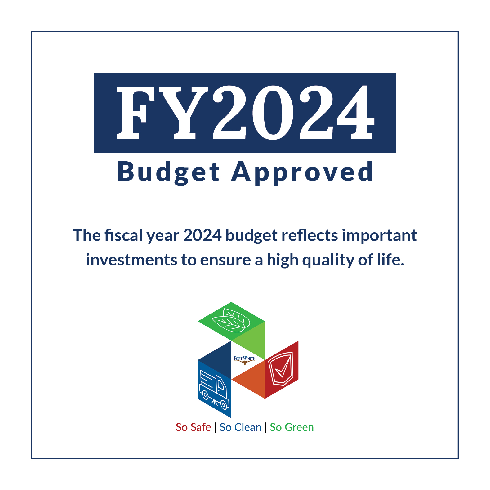 FY2024 Budget Approved Banner