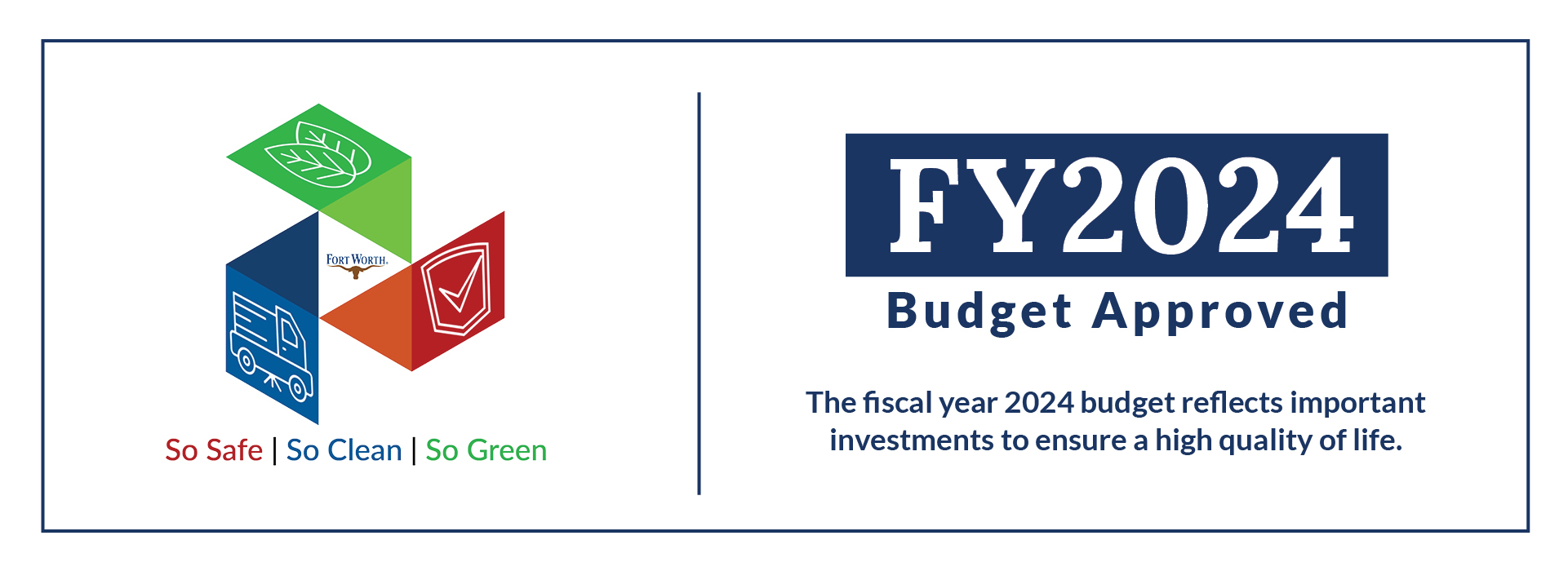 FY2024 Budget Approved Banner