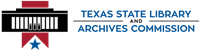 logo for the texas state library association