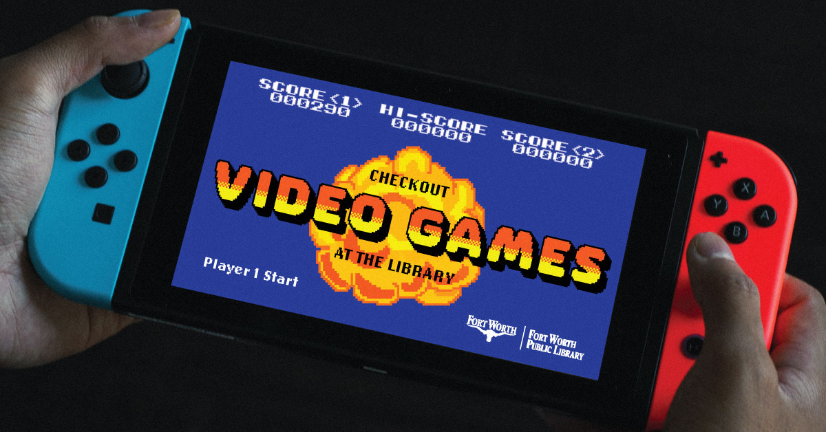 Check out video games at the library