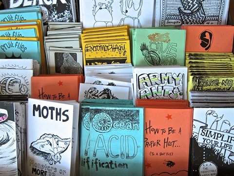 photo of self-made zines