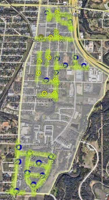 Ash Crescent Neighborhood WiFi Map