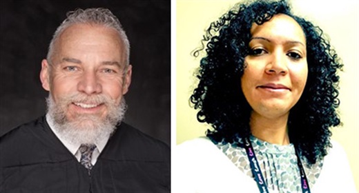 Chief Judge-Danny Rodgers and Teen Court Coordinator Michelle Sims Chief Judge-Danny Rodgers and Teen Court Coordinator Michelle Sims