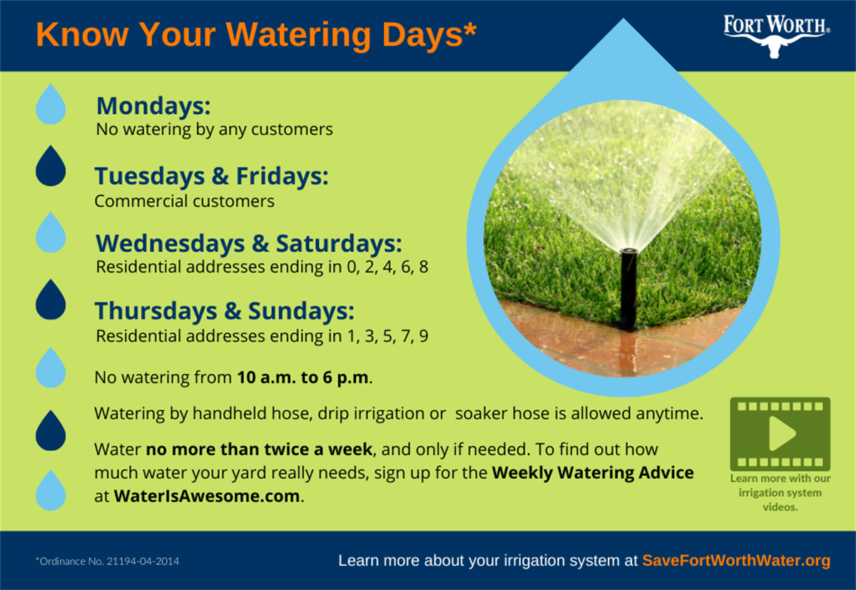 Water use continues to increase – Welcome to the City of Fort Worth