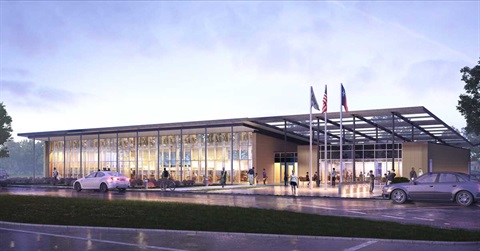 rendering of library