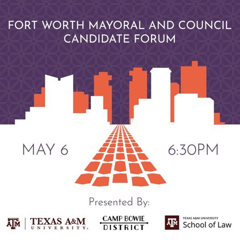 a poster with graphics promoting the forum