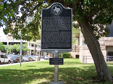 Masonic Hall Historic Marker