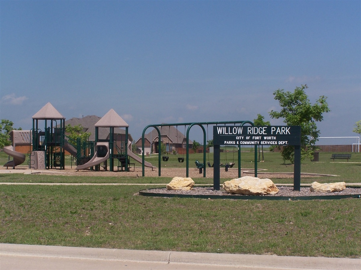 Willow Ridge Neighborhood Park Welcome To The City Of Fort Worth