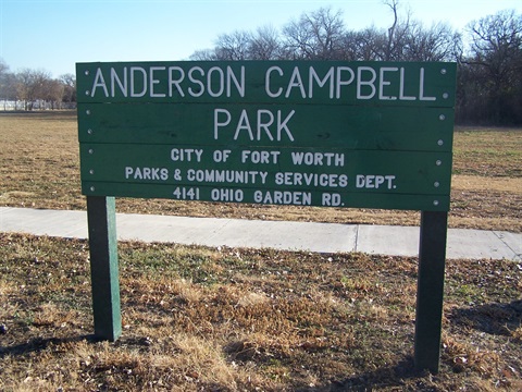 Anderson Campbell Park Sign