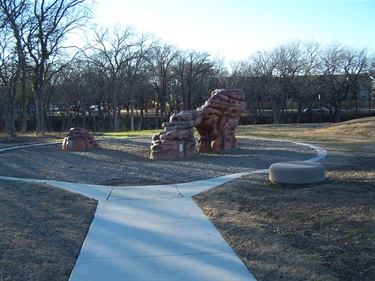 Boulder playground