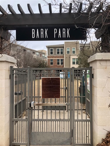 Bark Park Entrance
