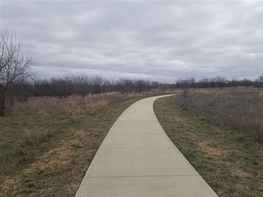 Cement trail