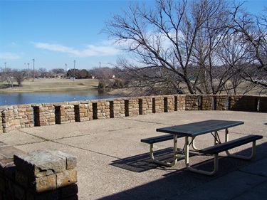 Oakland Lake WPA Pavilion & Table