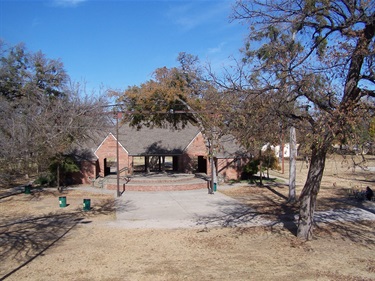 Shakespeare in the Park pavilion