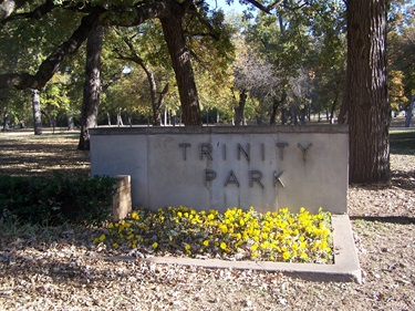 Trinity Park sign