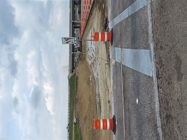 Marine Creek Parkway construction 1