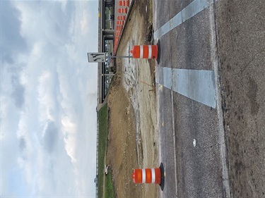 Marine Creek Parkway construction 1