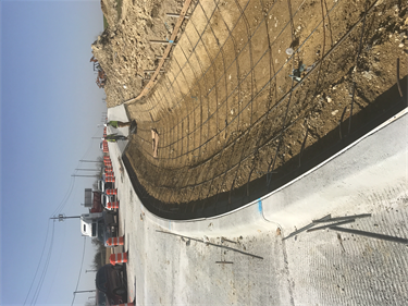 Marine Creek Parkway construction March 2023 - 1