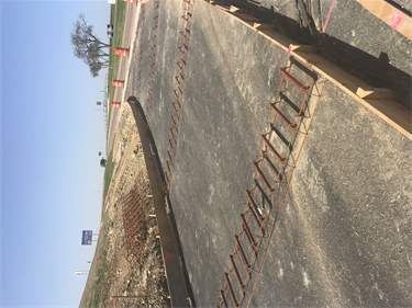 Marine Creek Parkway construction March 2023 - 2