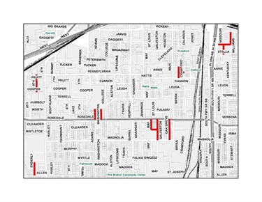 Near Southside 2021 Project Map