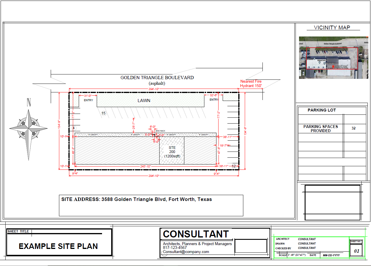 Commercial Building Permit Site Plan-May 2022
