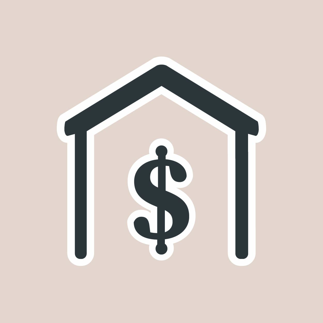 image of house and dollar sign