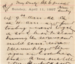 copy of handwritten journal from 1800s