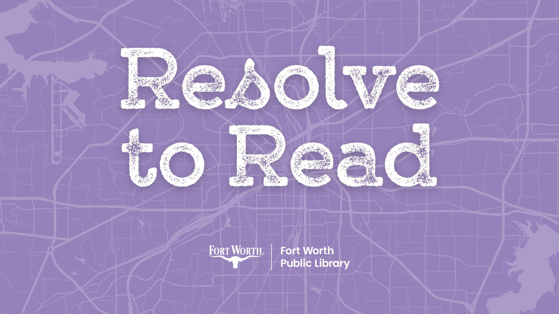 Graphic with a purple map background and the words 