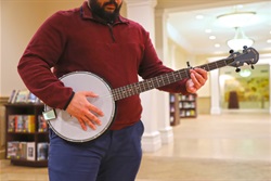 banjo being played
