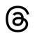 Official Threads black logo