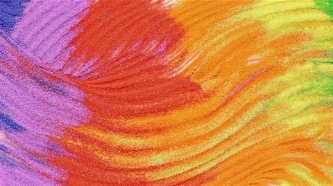 colored sand art