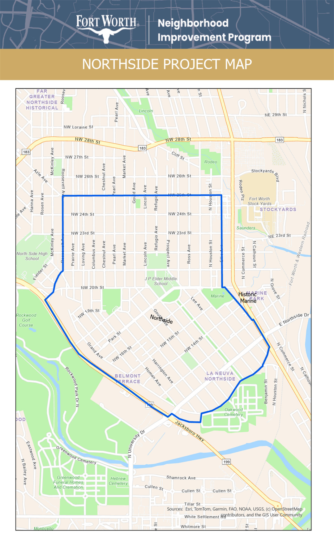 Northside Map Northside Area (2019) – Welcome to the City of Fort Worth