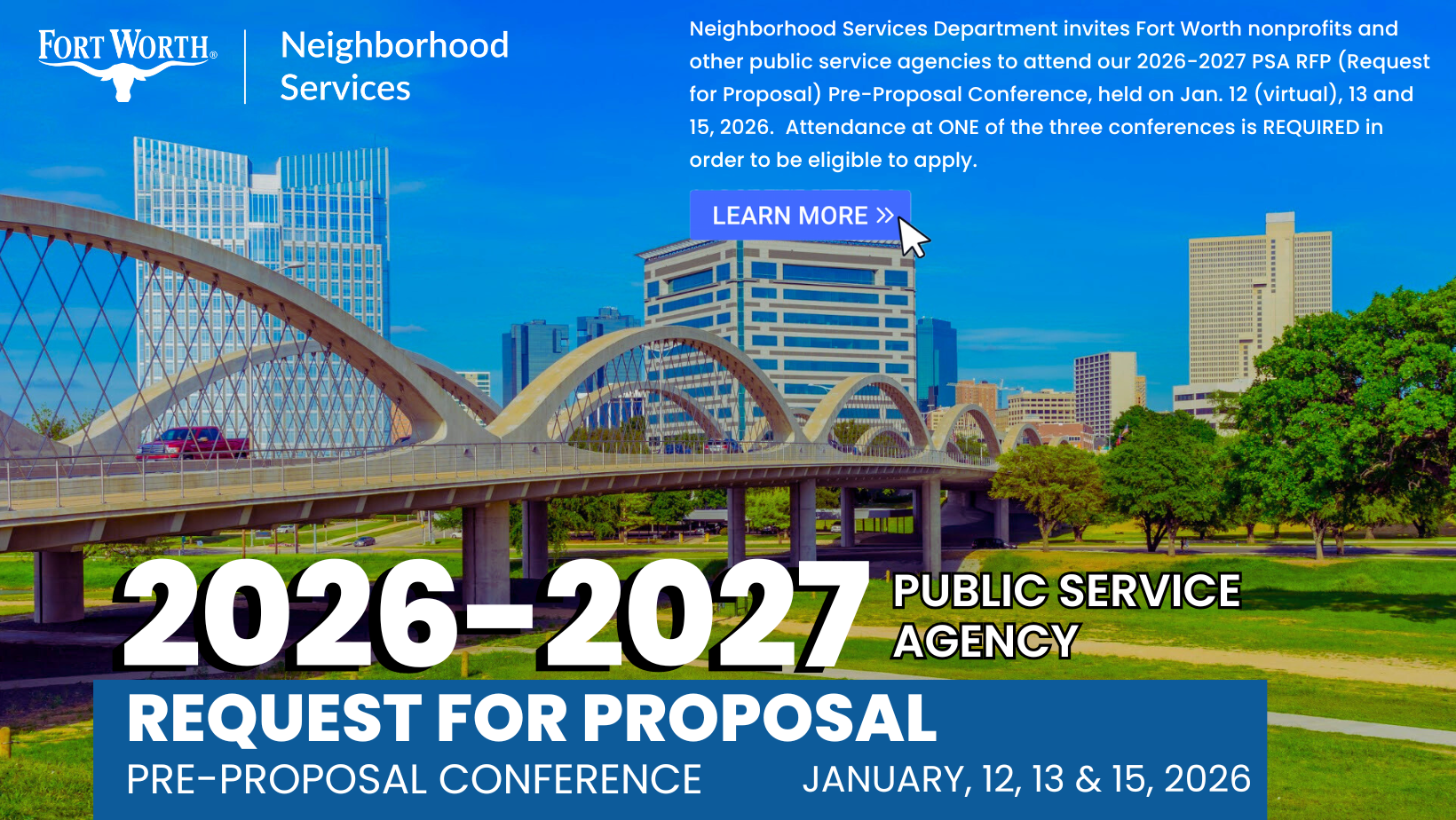 2026-27 Request for Proposal Conference