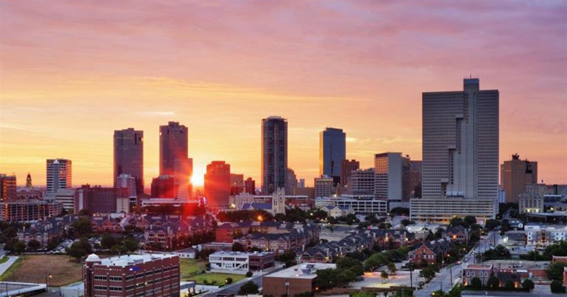 the downtown skyline