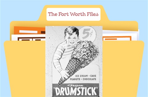 Fort Worth Files Drumstick graphic
