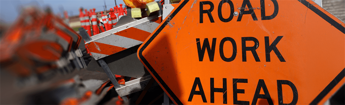 road-work-ahead