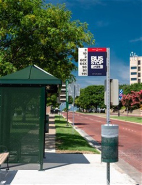 a bus stop