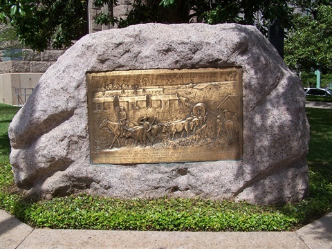 Heritage_Park_Camp_Worth_Stone_Marker