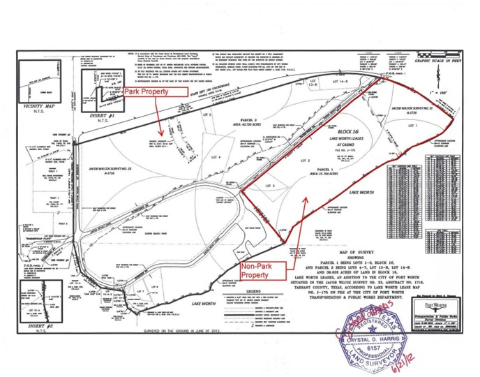 map of casino beach non-park property