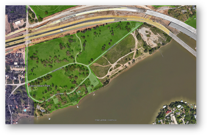 map of casino beach property